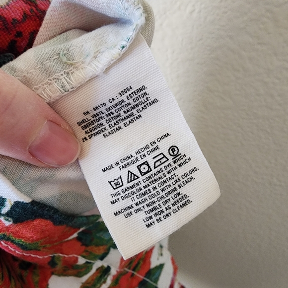 Anthropologie Maeve Floral Pencil Skirt 0 - Picture 6 of 6